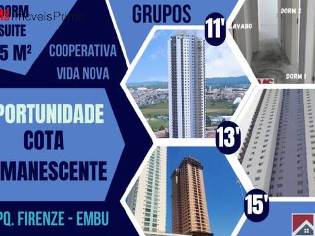 #JH503 - Apartamento para Venda em Embu das Artes - SP - 1