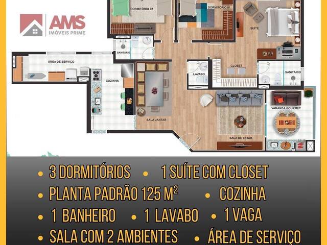#JH501 - Apartamento para Venda em Embu das Artes - SP - 3