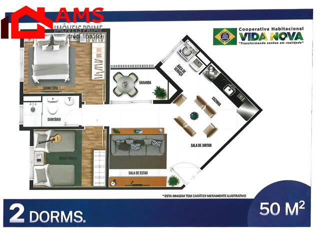 Apartamento para Venda em Jardim Salete - 5